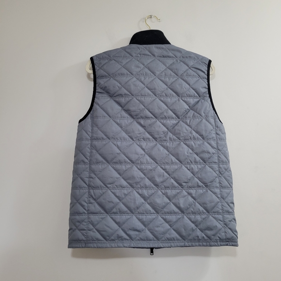 Paul Betenly Vance grey quilted puffer vest S - Picture 2 of 5